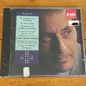 Falla – El Sombrero de Tres Picos CD 1993 Classical EMI CLASSICS Sealed